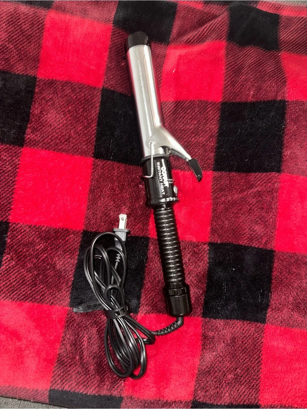 Black and Silver Curling Iron - Women Other